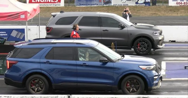 ����-�������: Ford Explorer ST ������ Dodge Durango Hellcat