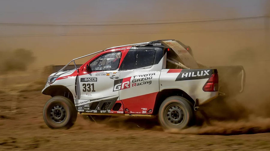 ��������� ������ �������� ������ ��������� ����� Toyota Hilux �� ����� ����������������� ������ �� Lichtenburg 400.